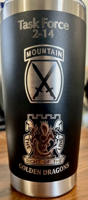2-14 Infantry "Golden Dragons" Tumbler