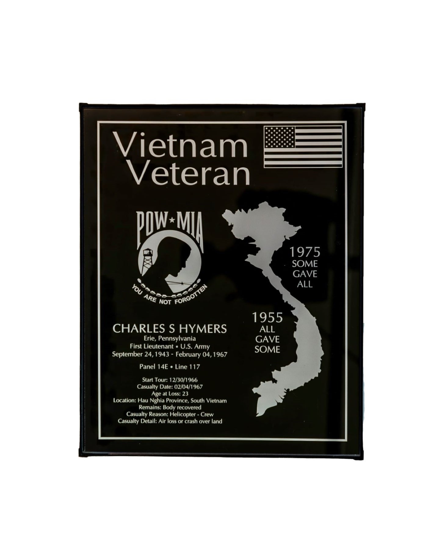 Veteran Custom Panel 8x10