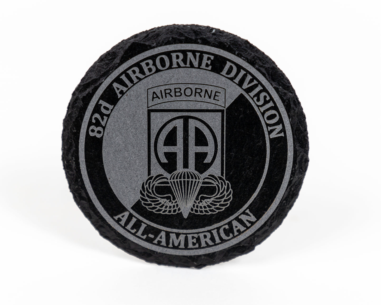 82nd Airborne Slate Coaster