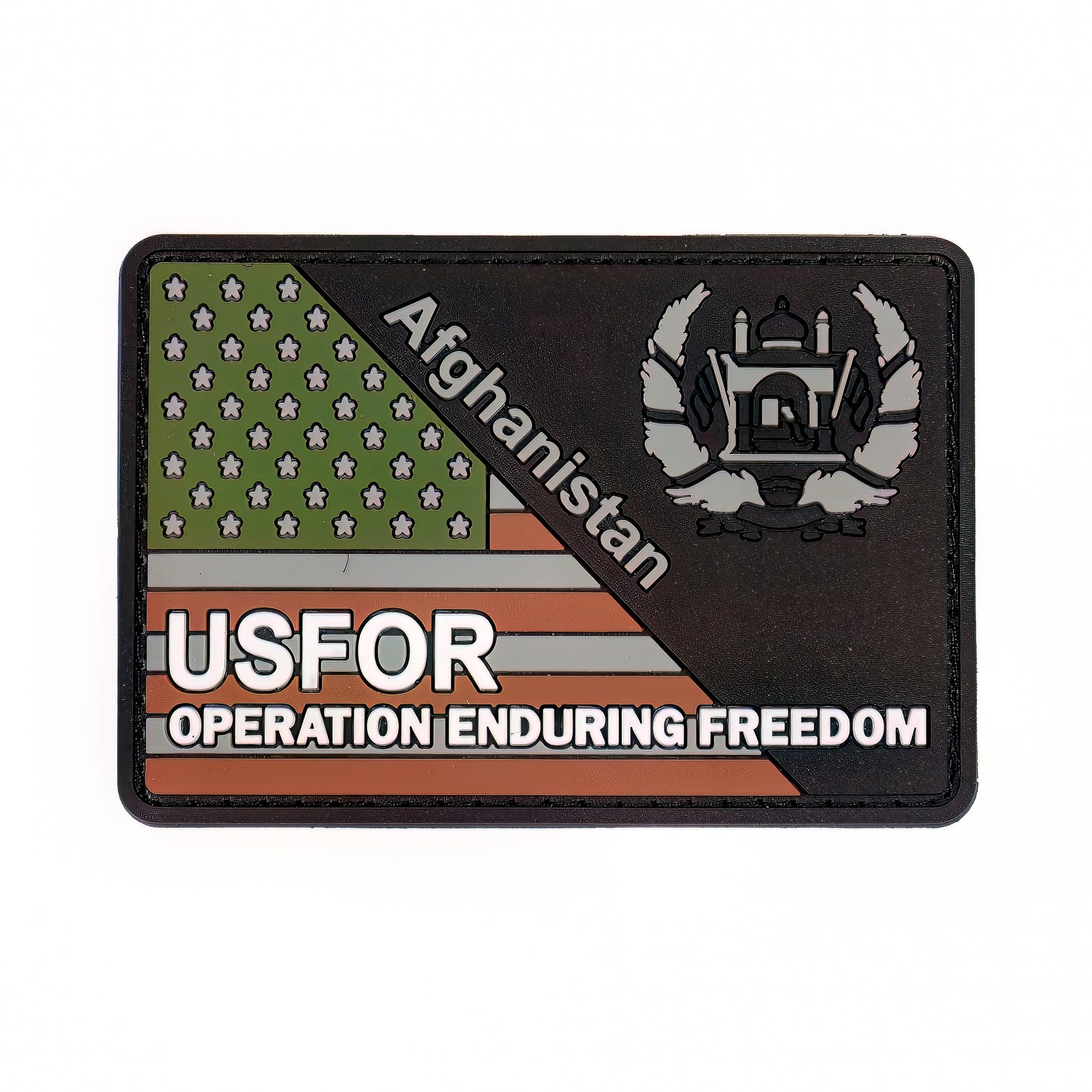 3x2 Afghanistan Patch-Gray