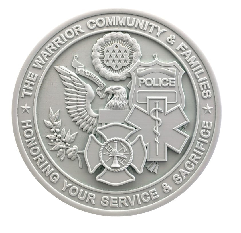 Warrior Community Crest Foam-Paintable