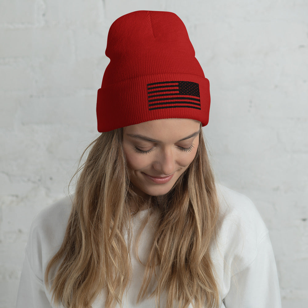 Flag Cuffed Beanie