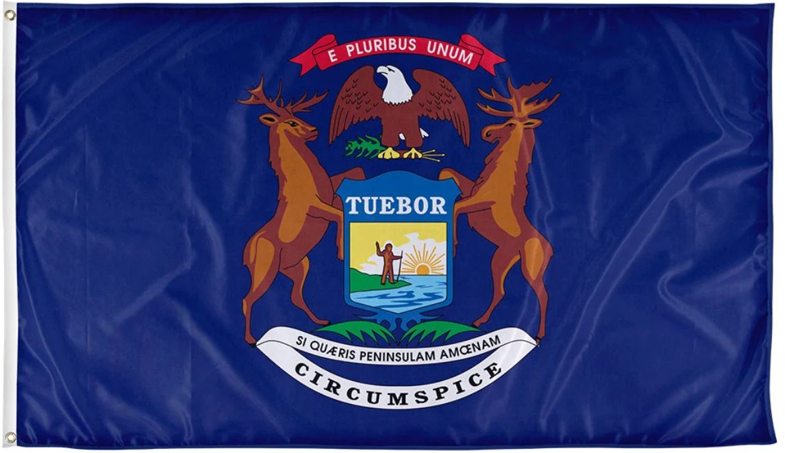 Michigan State Flag