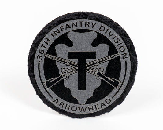 36th Infantry Slate Coaster