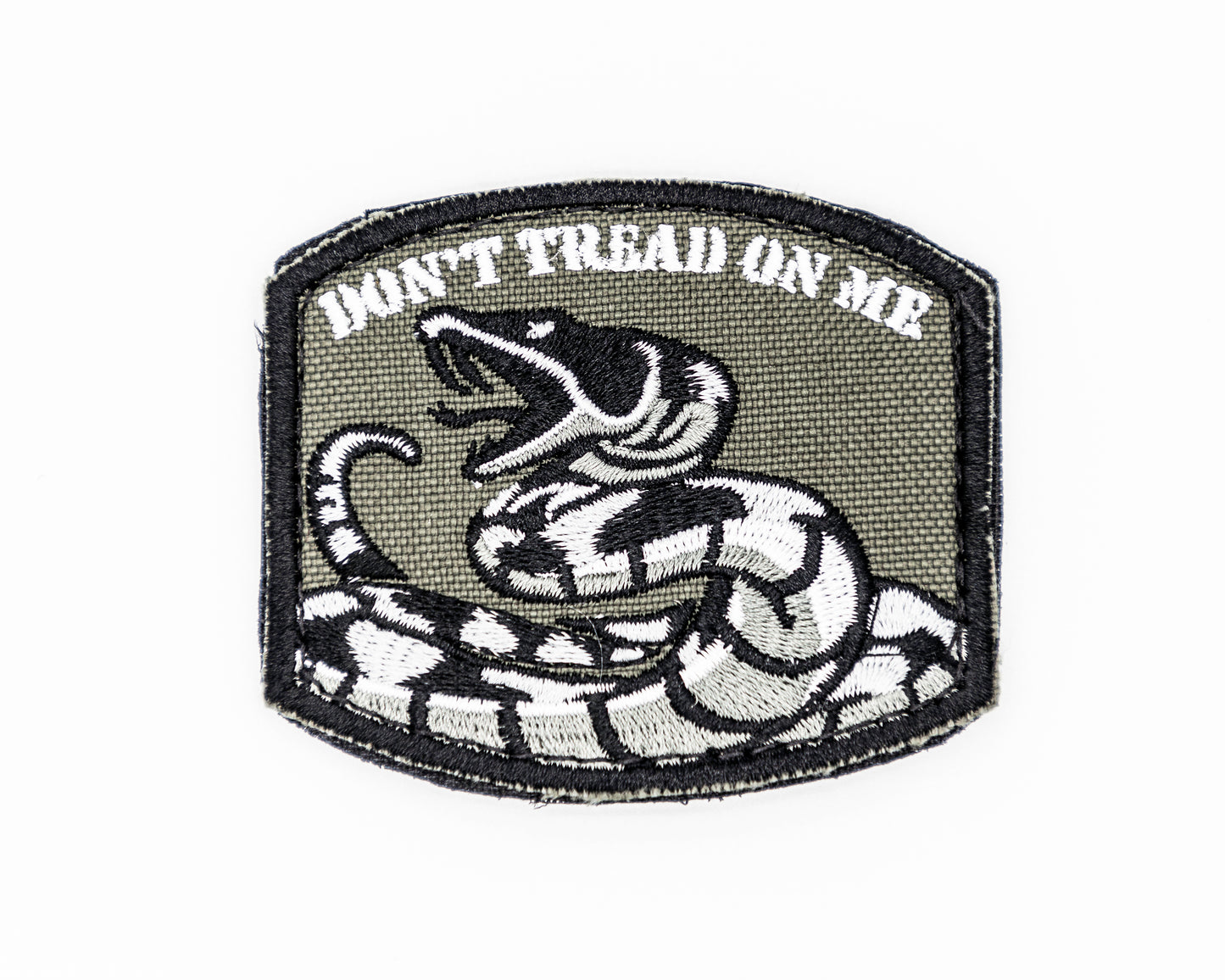 Don't Tread On Me Patch Black