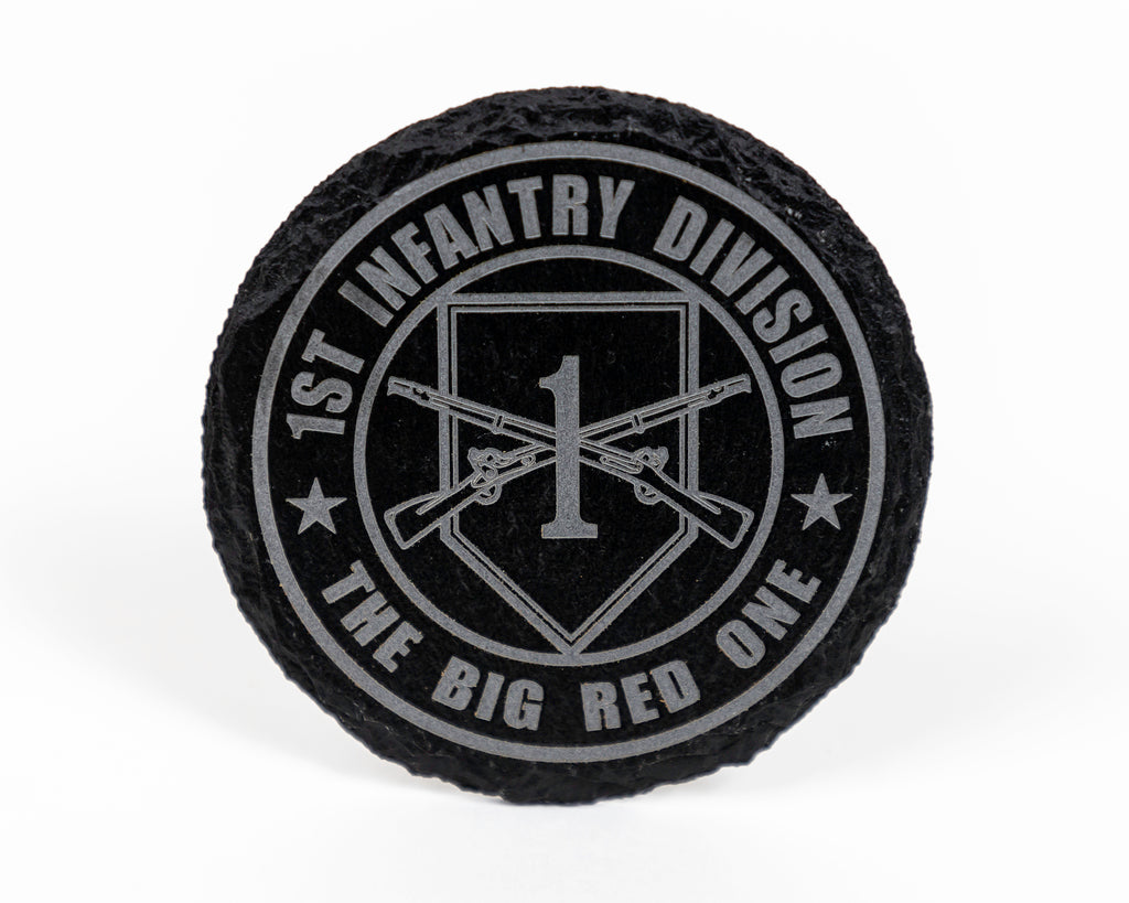 1st Infantry - Big Red One Slate Coaster